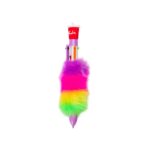 Brinde Caneta Plástica Pelúcia Multicolor 4