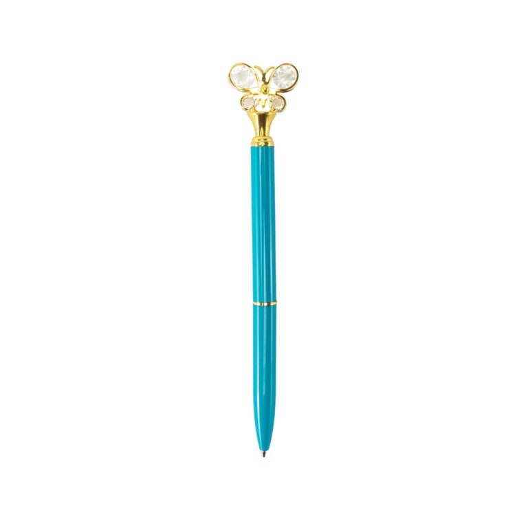Brinde Caneta Metal Borboleta