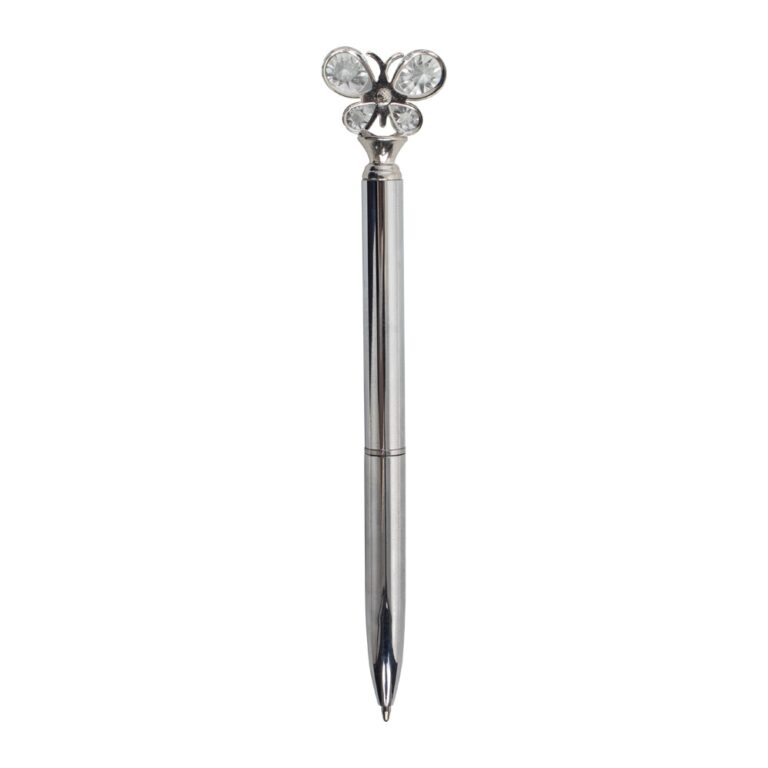 Brinde Caneta Metal Borboleta