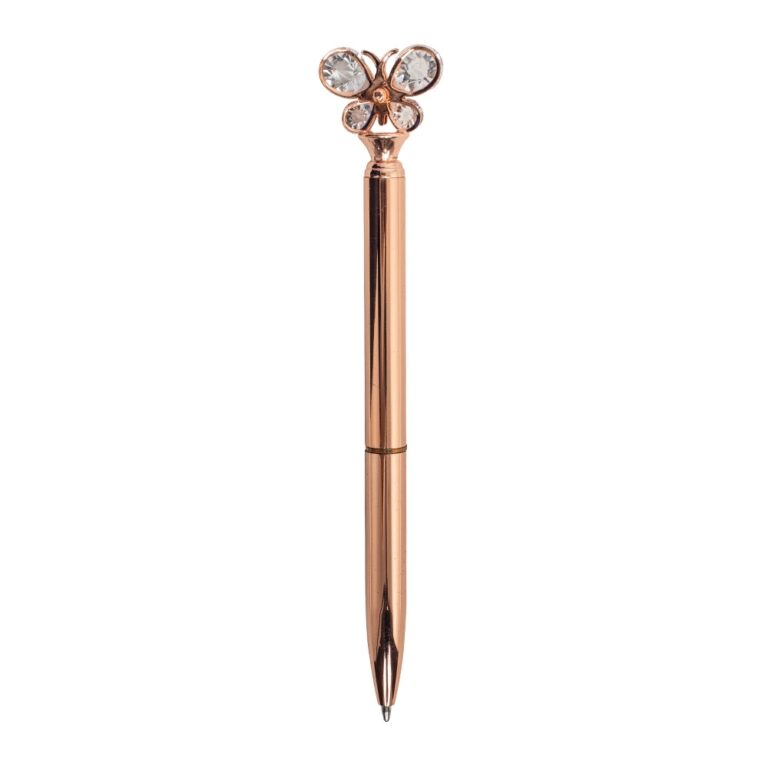 Brinde Caneta Metal Borboleta 3