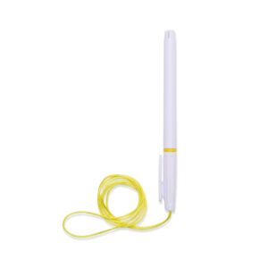 Brinde Caneta Plástica Com Cordão