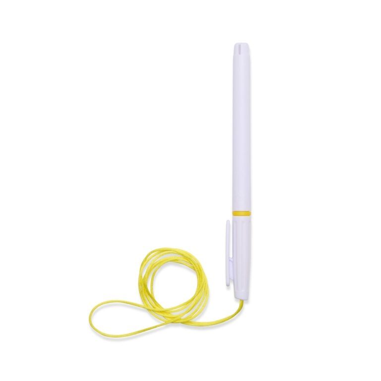 Brinde Caneta Plástica Com Cordão