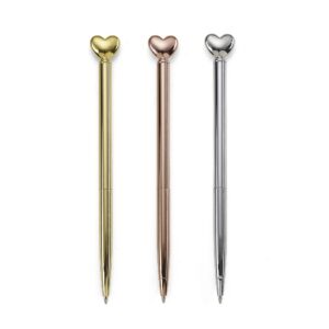 Brinde Caneta Metal Coração 1