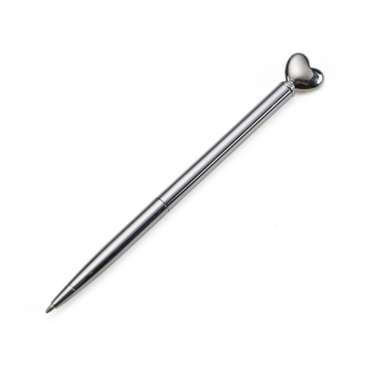 Brinde Caneta Metal Coração 2