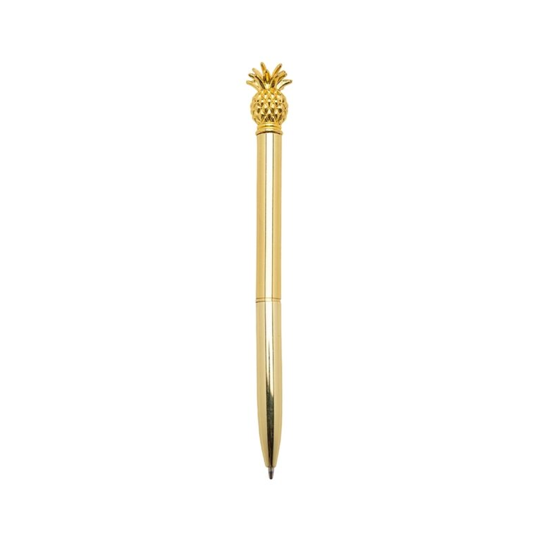 Brinde Caneta Metal Abacaxi
