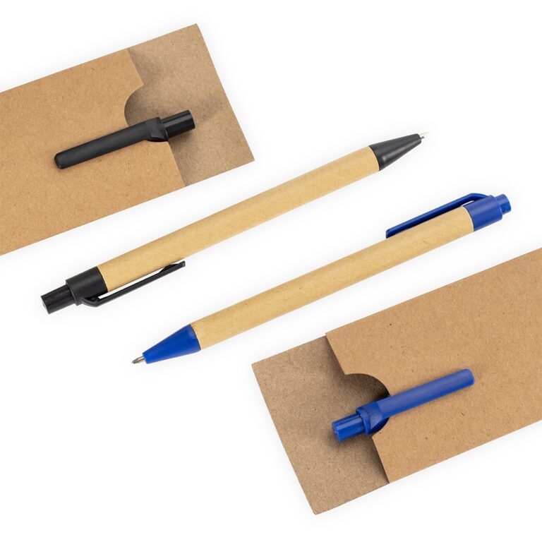 Brinde Kit Ecológico Caneta e Lapiseira Papelão 1