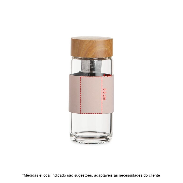 Brinde Garrafa de Vidro 400ml 4