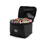 Brinde Kit Canetas Marcadoras Pontas Duplas com 100 Cores