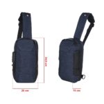 Brinde Mochila de Ombro USB Anti-Furto 7L 9