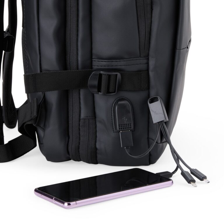Brinde Mochila Expansível de Couro Sintético 36 Litros 6