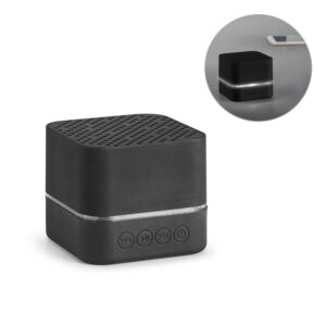 EDISON BK. Caixa de som em ABS com luz LED interior e autonomia de 2h