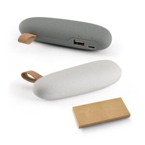 OMAR 2'0. Bateria portátil em ABS e bateria de lítio com capacidade de 2'000 mAh