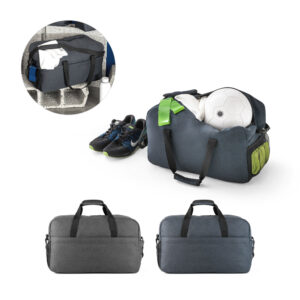REPURPOSE SPORTS. Bolsa esportiva em poliéster reciclado 600D de alta densidade com fundo em placa semi-rígida 31 L