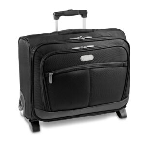 MOURA. Mala de viagem para notebook 15'6" em c. sintético e 1680D com caixa rígida e 2 rodas 20 L