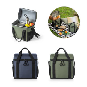 ROMA M. Cooler. Bolsa térmica almofadada 600D ripstop em poliéster reciclado com interior forrado em PEVA 11 L