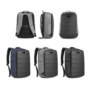 MUNIQUE. Mochila para notebook em 300D de alta densidade, com divisória para notebook 17" 21 L
