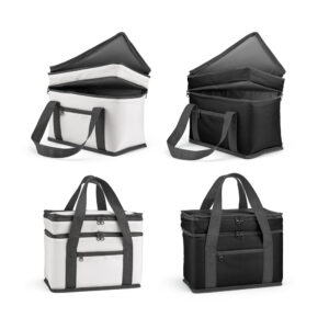 VENEZA. Sacola térmica em poliéster reciclado 600D com isolamento em PEVA 9'5 L