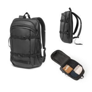 KAMPALA. Mochila para notebook em 900D poliéster reciclado de alta densidade com revestimento resistente à agua 17'3" 21 L