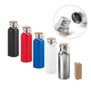 RAGNAR. Garrafa em aço inox de parede dupla térmica, isolada a vácuo 570 mL