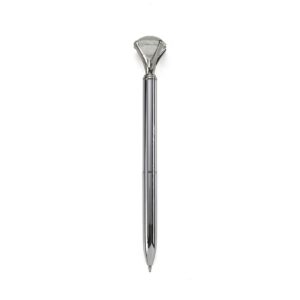CANETA METAL C/ DIAMANTE